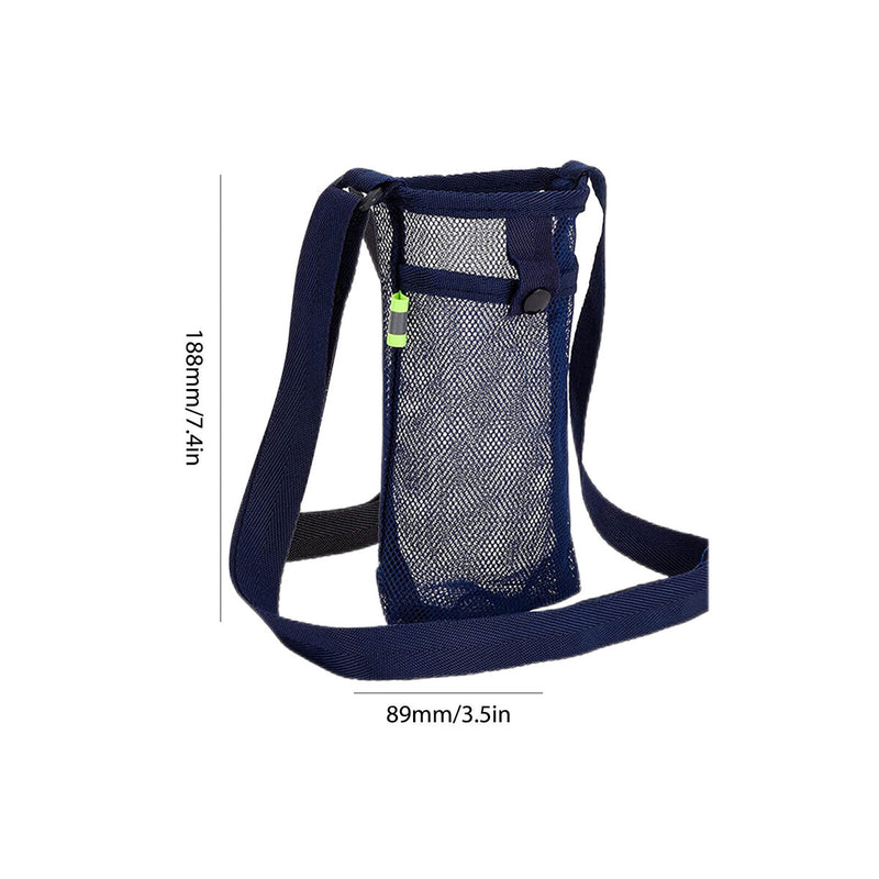 Water Bottle Carrier Bag with Adjustable Shoulder Strap Universal Bottle Sl