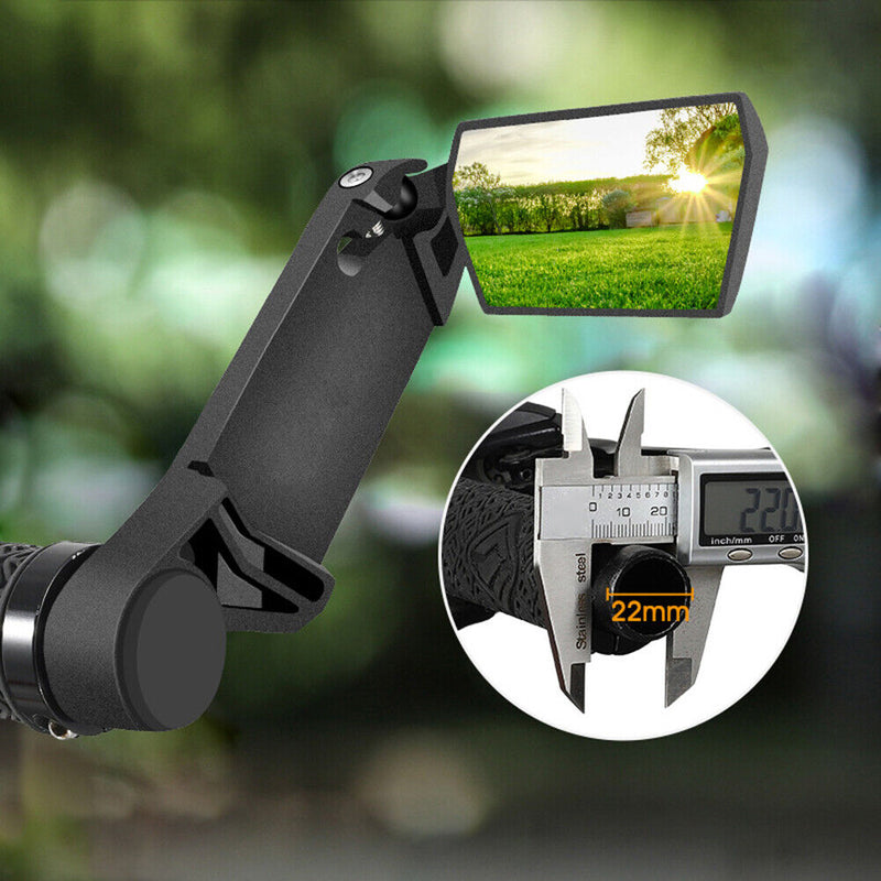 Bicycle Handlebar HD Mirror Rear Reflector Foldable MTB Bike Rearview Mirrors