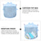 Water Toys Storage Bag Toys Organizer with Traceless Suction Cups (Blue) Newly