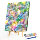Colorful Leaves Oil Paint By Numbers Kits Canvas Picture Wall DIY Craft Color