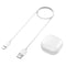 Earphone Charger Cable Charging Protective Box for Galaxy Buds Live (White)