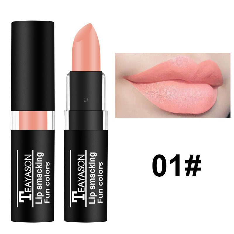 Waterproof Long Lasting Nude Pigment Lip Balm Velvet Matte Lipstick Halloween