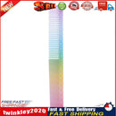 Anti-Static Rainbow Hair Comb Double Head Entangled Hair Styling Tool (8) Newly