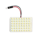 48 LED Dome Festoon Interior Bulb Roof Light with T10 Adapter Festoon Base