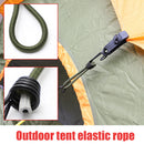 Elastic Tent Rope Camping Canopy Luggage Stretch Buckle Ground Nail Fixed Strap