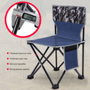 Portable Chair Folding Seat Fishing Camping Picnic Stool (Camouflage Blue)