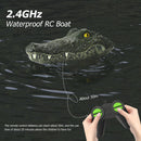 20 Mins Fun Time RC Boat High Simulation Waterproof 2.4GHz Alligator Head Boats