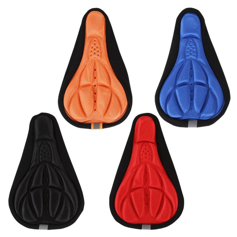 MTB Road Bike Bicycle Saddle Seat Cover Pad Soft Cushion Comfort Black