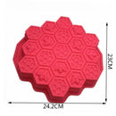 19 Cell Silicone Bee Honeycomb Cake Chocolate Soap Mold Mould Bakeware G9I8 A2R4