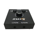 Dual Way 2x1/1x2 3.5mm Stereo Audio Bi-Directional Switcher Portable Adapter