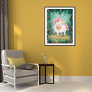 5D DIY Cartoon Horn Horse Full Round Diamond Painting Kit Picture Artwork