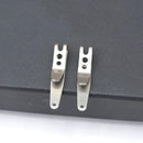Mini Pocket Bag Suspension Clip Stainless Steel with Key Chain Carabiner Newly