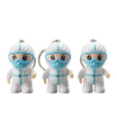White Angel LED Light Nurse Doctor Keychain Gift For Doctor Keyring