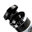 Car Ashtray with LED Light Auto Styling Cigarette Cylinder Holder (Black)