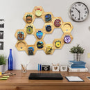 Medal Holder Display - 1 Pack Hexagonal Honeycomb Medal Display Stand Newly
