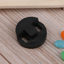 35 x 35mm Acoustic Cello Durable Round Circular Rubber Design Mute Silencer