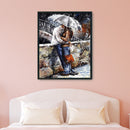 30x40cm Romantic Lovers DIY Paint By Numbers Oil Painting Kit Canvas