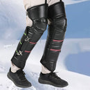 Reflective Strips Fleece Thickening Keep Warm Winter Knee Brace Riding Kneepad