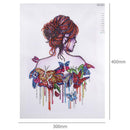 5D DIY Special Shaped Diamond Painting Beauty Cross Stitch Embroidery Kits Newly