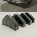 4PCS Carbon fiber Car Rear Bumper Lip Diffuser Shark Fins Splitter Accessories