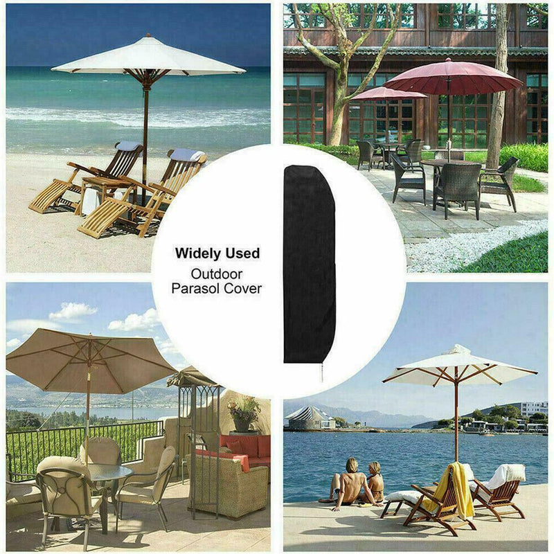 Waterproof Parasol Banana Umbrella Cover Cantilever Garden Patio Outdoor F9K1