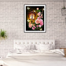 Flower LAMP Diamond Painting 5D DIY Full Round Drill Rhinestone Picture