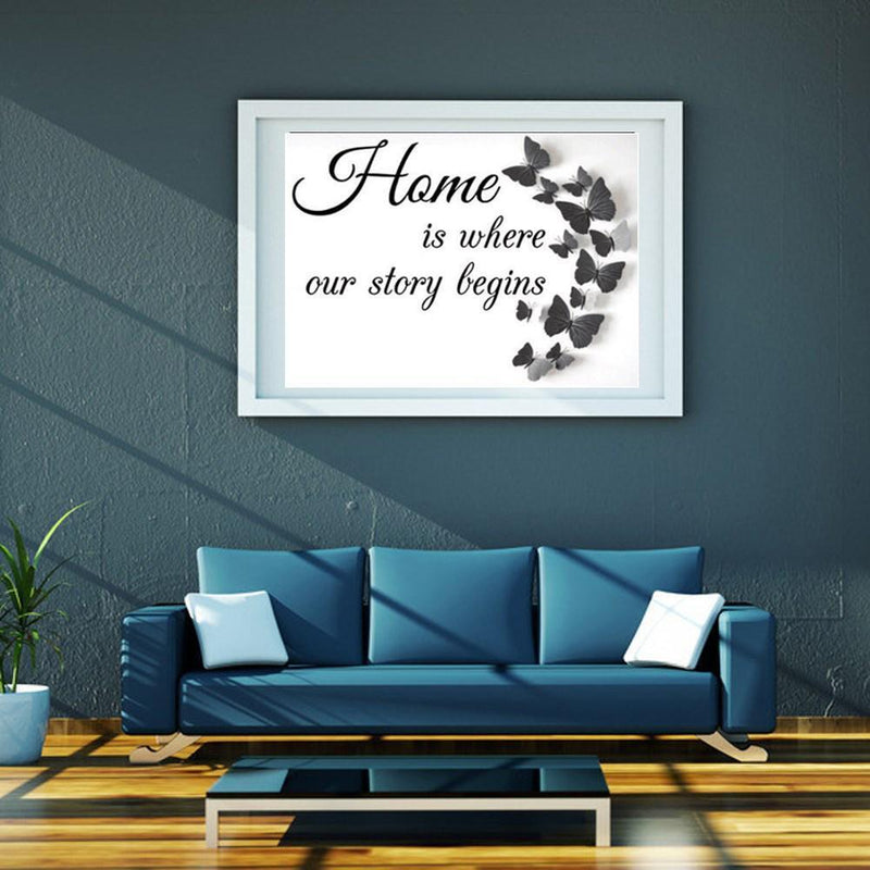 5D DIY Full Drill Diamond Painting Butterfly Cross Stitch Embroidery Crafts