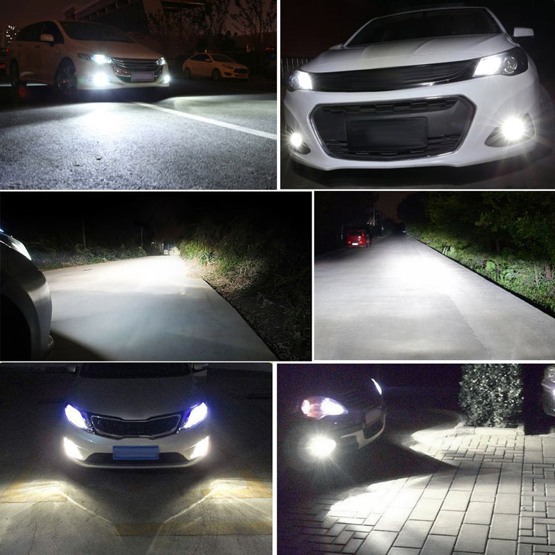 Hi/Low Kit Beam LED H3 Turn Signals DRL Headlight Driving Bulb Car Fog Light