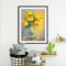 Oil Paint By Numbers Flowers in Vase on Canvas Digital Paint Wall Art Handicraft
