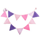 12 Flags 3.2m  Cotton Birthday Party Wedding Pennant Bunting Banner Decor