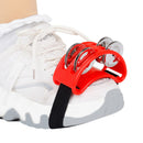 Foot Tambourine Metal Jingle Bell Drum Percussion Instruments Parts (Red) Newly