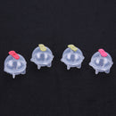 4pcs Round Ice Balls Maker Tray for Large Sphere Molds Cube Whiskey (S) Newly