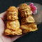 Mini Wooden Buddha Statue Statuette Handicrafts Ornaments Gift Craft Decor O0T4