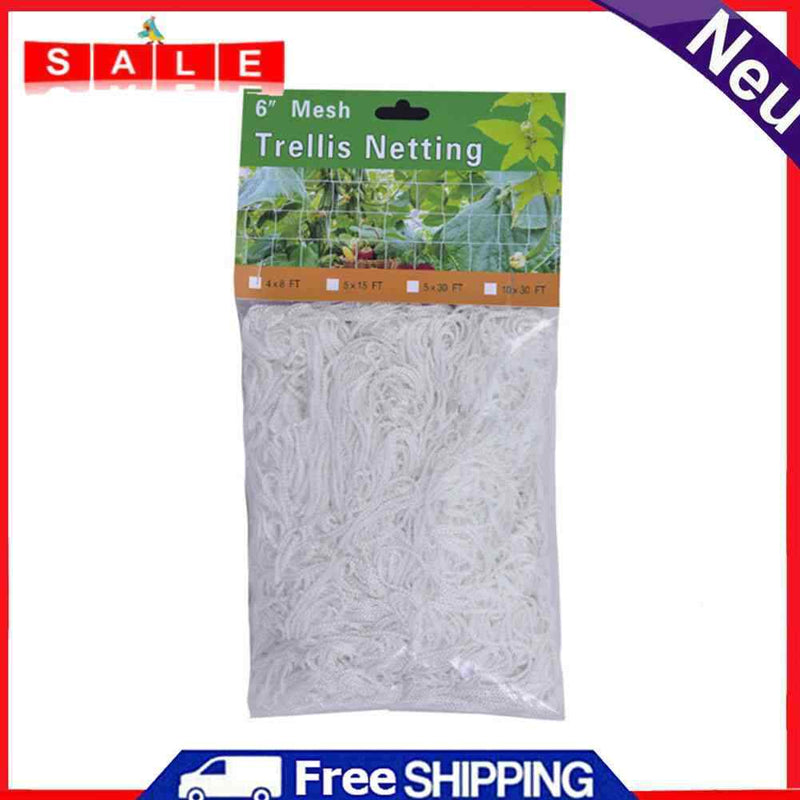 1.67x5m Garden Plants Climbing Net Polyester Cucumbers Vine Stand Trellis Net