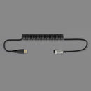 Coil Type-C USB Mechanical Keyboard Aviator Desktop Computer Aviation Connector