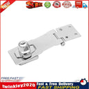 Punch-Free Stainless Steel Drawer Lock with Key Door Bolt Locks (4 Inch) Newly