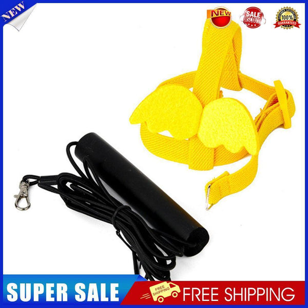 Ultra Light Parrot Flying Sling Leash Training Bird Traction Strap (Yellow)