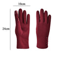 Autumn And Winter Ladies Touch Fashion Gloves Touch Screen Gloves Warm Gloves