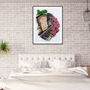 Musical Flowers Partial Special Shape Drill DIY Diamond Painting (YK212) Newly