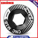 ENLEE MTB Aluminum Alloy CNC Screw Mountain Bike Crank Cover Screws Cap M18/M20