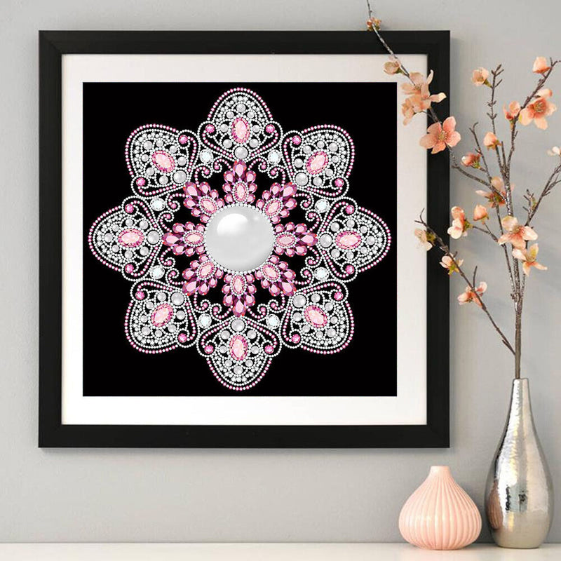 Part Special-Shaped Drill Rhinestone Diamond Painting Datura Handwork Home Decor