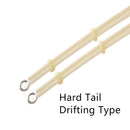 10pcs 18.5cm Feather Float Hard Tail Fishing Float with Rings for Fishing