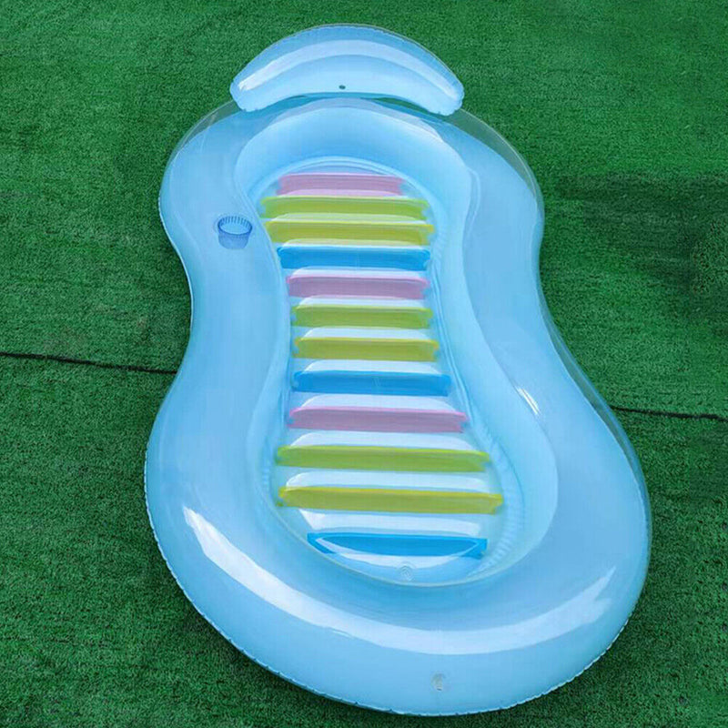 Pool Beach Water Hammock Floating Water Sports Inflatable Air Lounger Bed