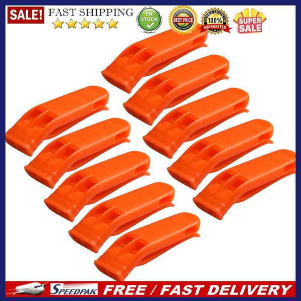 Sports Match Dual Band Whistle PP Plastic Outdoor Camping Survival Loud Whi