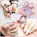 Double Side Nail Art Polish Brush Sponge Stamp Blooming Pen Manicure Set