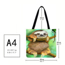 Cute animal Printed Shoulder Shopping Bag Casual Large Tote Handbag