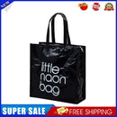 PVC Transparent Handbag Clear Large Capacity Waterproof Beach Totes (Black)