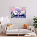 #A Swan 5D DIY Diamond Painting Kits Full Square Drill Wall Decor Rhinestone Art