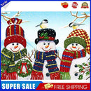 Diamond Painting Full Round Drill Three Snowman Rhinestone Modern Handmade Craft