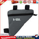 Triangle Cycling Bike Bicycle Front Tube Frame Pouch Bag(Gray) A Newly